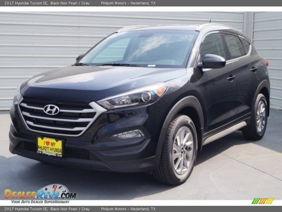 2017 Hyundai Tucson SE Black Noir Pearl / Gray Photo #2
