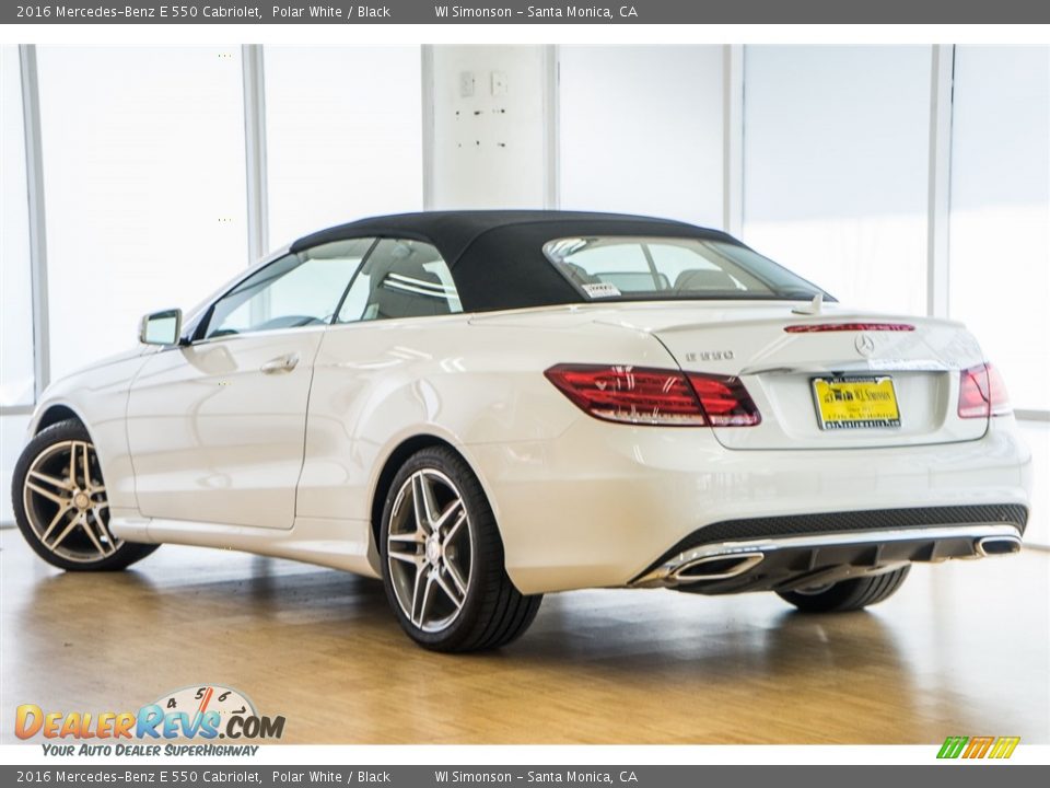 2016 Mercedes-Benz E 550 Cabriolet Polar White / Black Photo #3