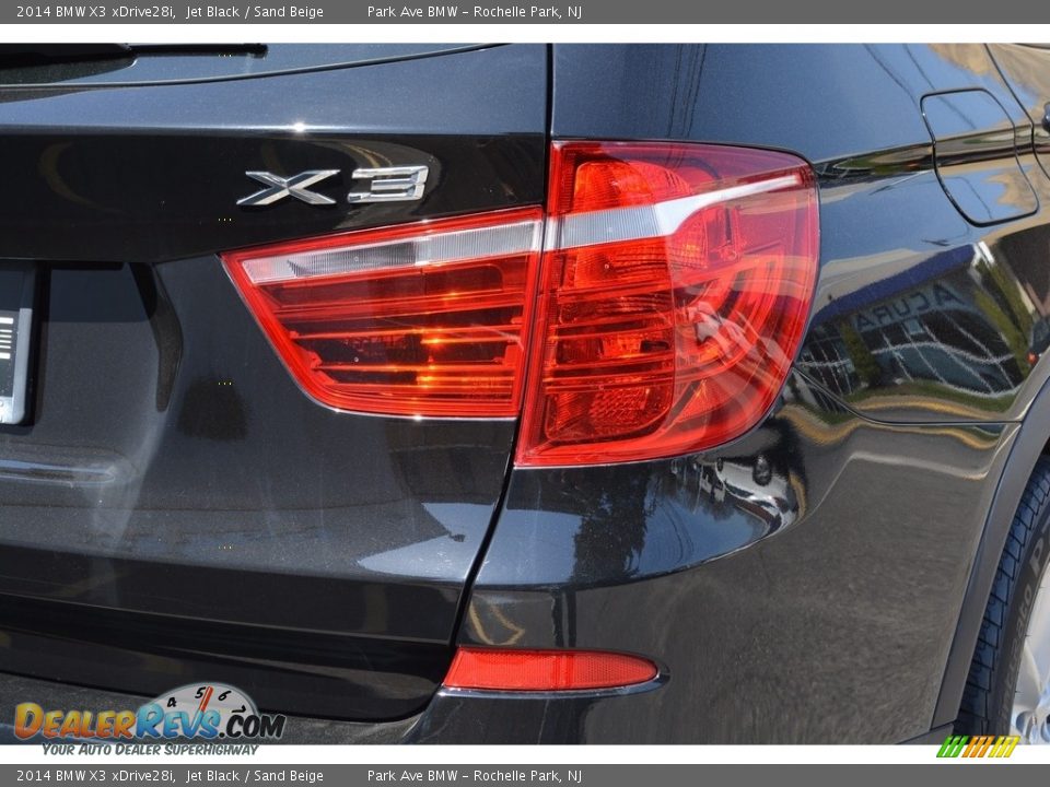 2014 BMW X3 xDrive28i Jet Black / Sand Beige Photo #23