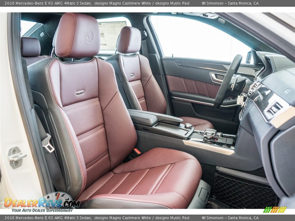 designo Mystic Red Interior - 2016 Mercedes-Benz E 63 AMG 4Matic S Sedan Photo #2