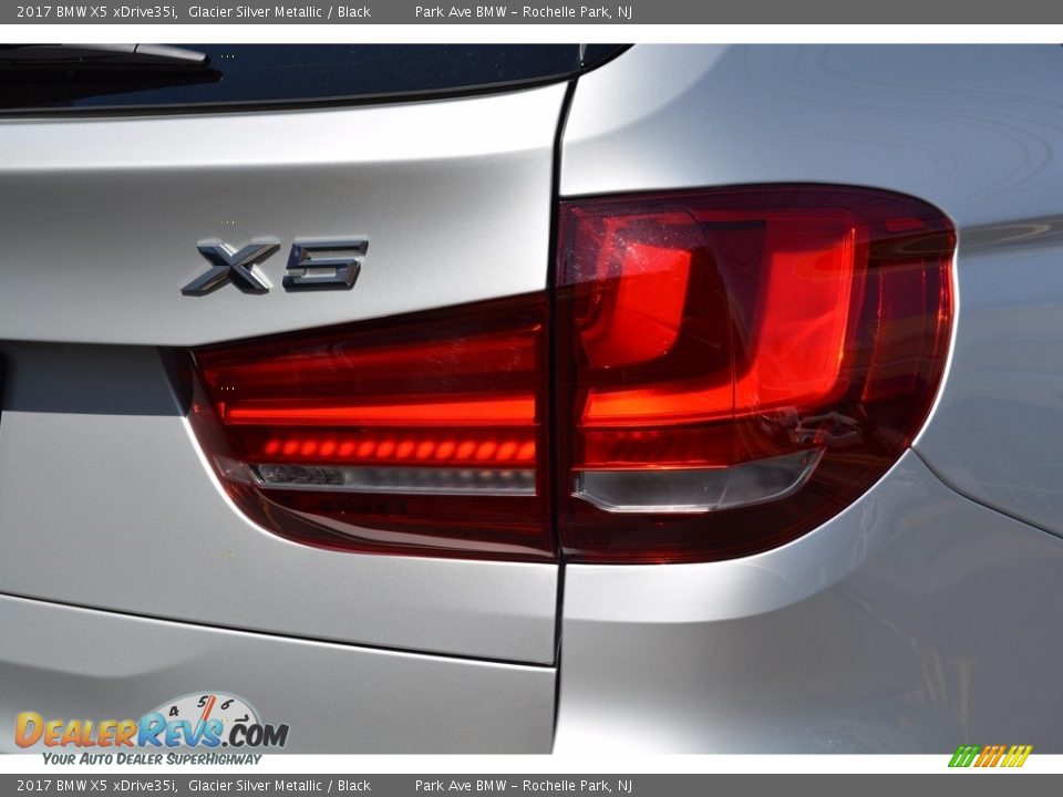 2017 BMW X5 xDrive35i Glacier Silver Metallic / Black Photo #23