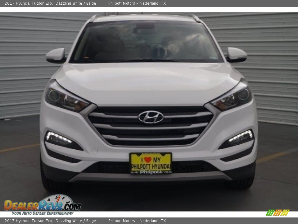 2017 Hyundai Tucson Eco Dazzling White / Beige Photo #1