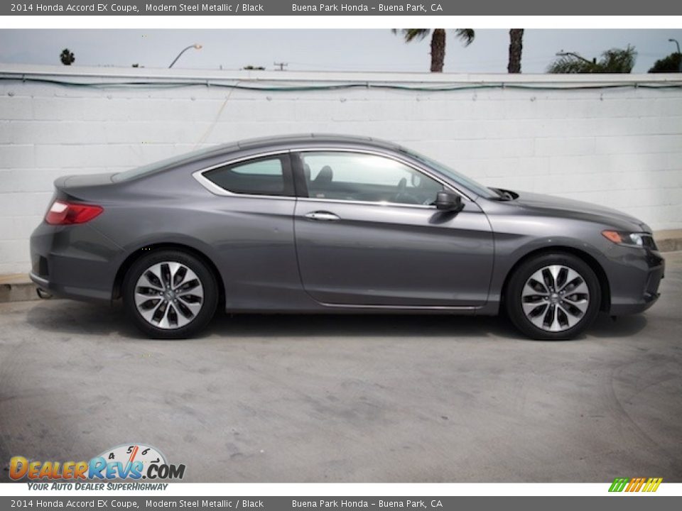 2014 Honda Accord EX Coupe Modern Steel Metallic / Black Photo #10