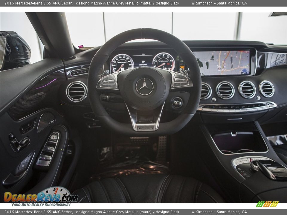 Dashboard of 2016 Mercedes-Benz S 65 AMG Sedan Photo #4