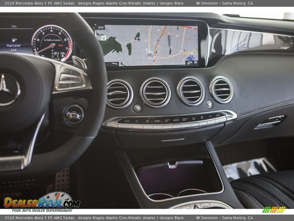 Dashboard of 2016 Mercedes-Benz S 65 AMG Sedan Photo #5