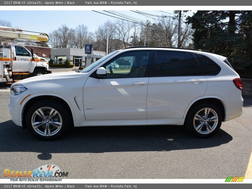 2017 BMW X5 xDrive35i Alpine White / Black Photo #5