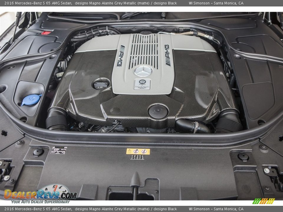 2016 Mercedes-Benz S 65 AMG Sedan 6.0 Liter AMG biturbo SOHC 36-Valve V12 Engine Photo #9
