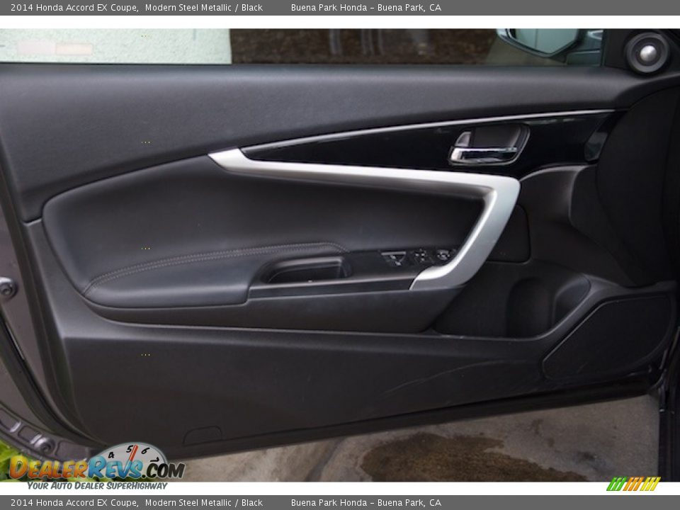 2014 Honda Accord EX Coupe Modern Steel Metallic / Black Photo #21