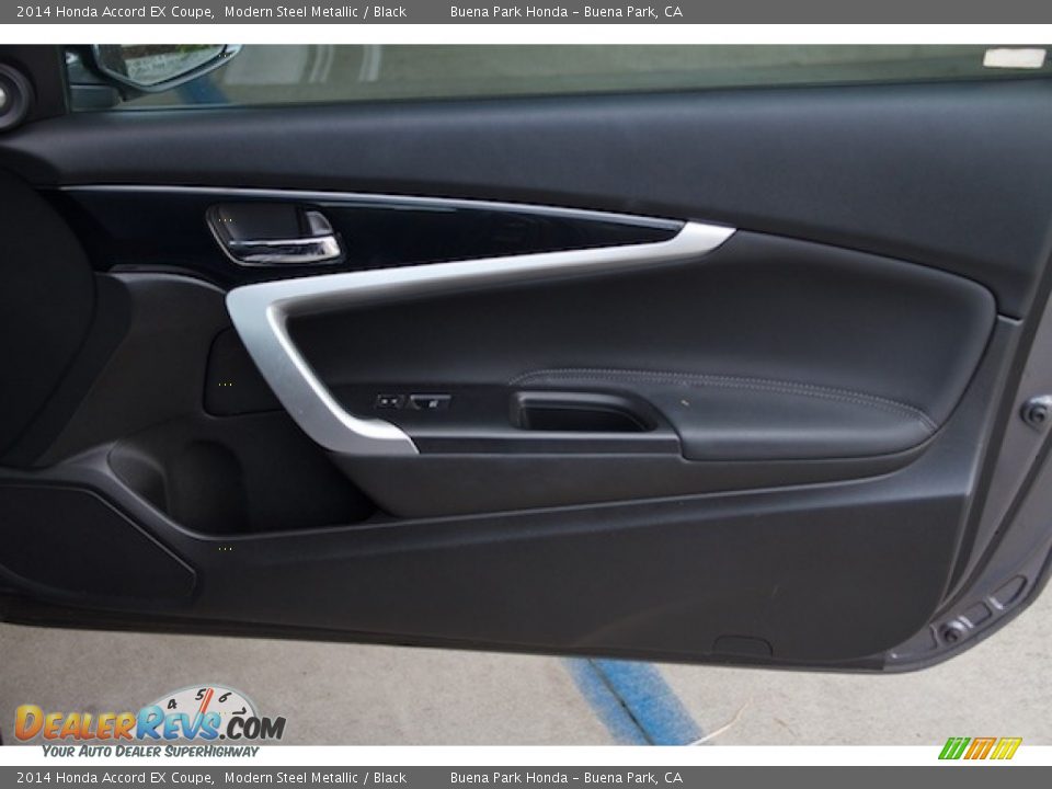 2014 Honda Accord EX Coupe Modern Steel Metallic / Black Photo #22