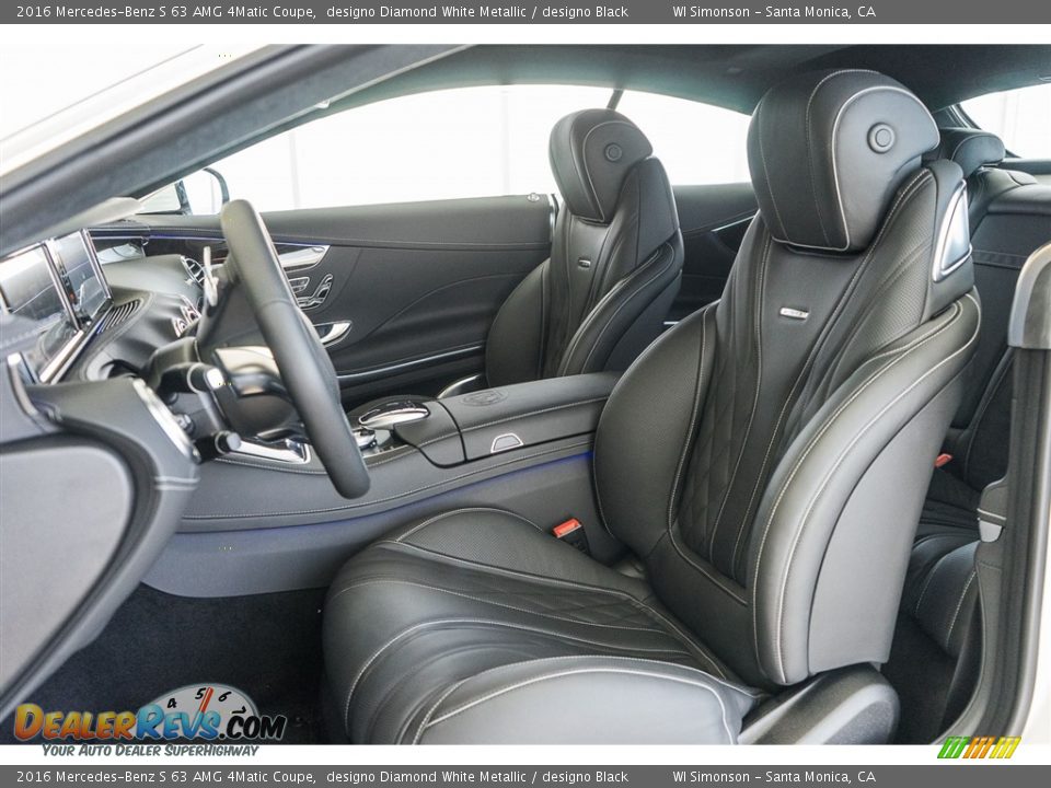 Front Seat of 2016 Mercedes-Benz S 63 AMG 4Matic Coupe Photo #6