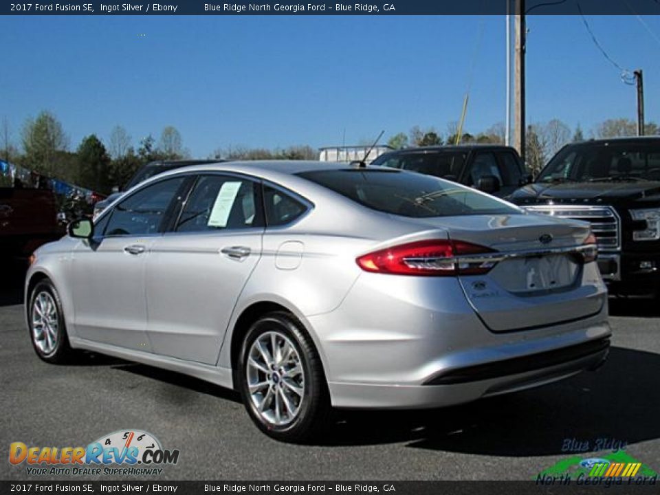 2017 Ford Fusion SE Ingot Silver / Ebony Photo #3