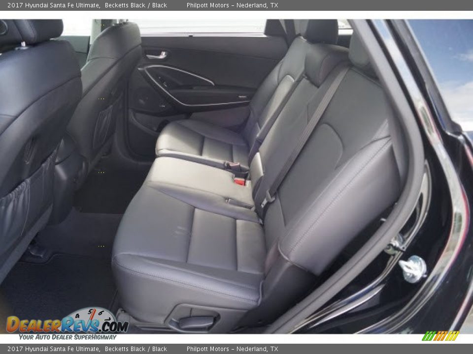 2017 Hyundai Santa Fe Ultimate Becketts Black / Black Photo #9