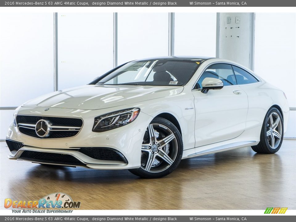 Front 3/4 View of 2016 Mercedes-Benz S 63 AMG 4Matic Coupe Photo #13