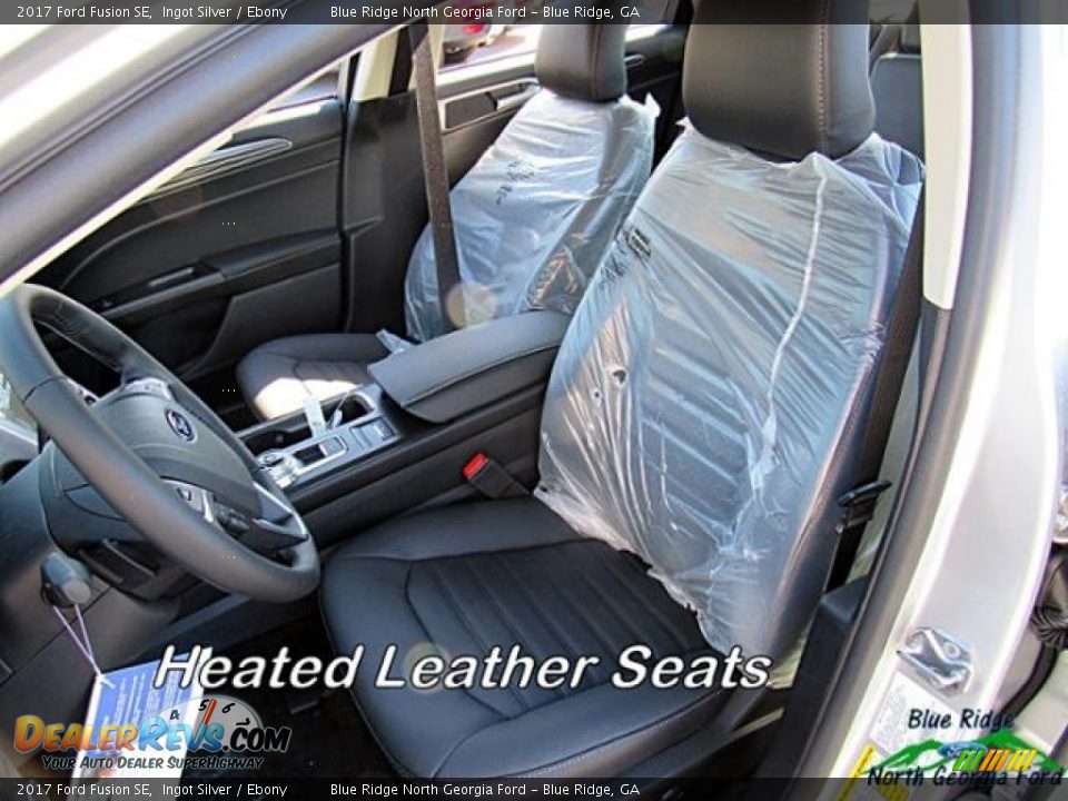 2017 Ford Fusion SE Ingot Silver / Ebony Photo #10