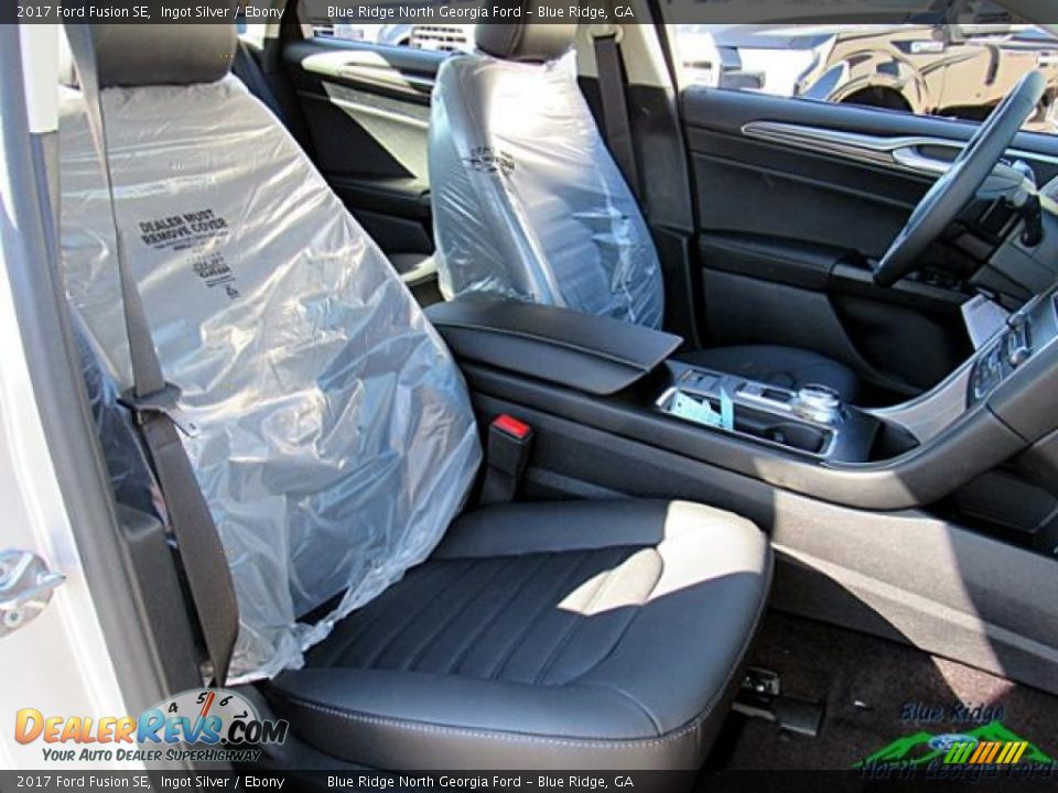 2017 Ford Fusion SE Ingot Silver / Ebony Photo #11