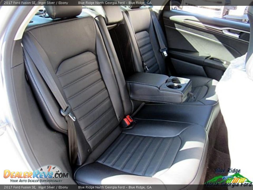 2017 Ford Fusion SE Ingot Silver / Ebony Photo #13