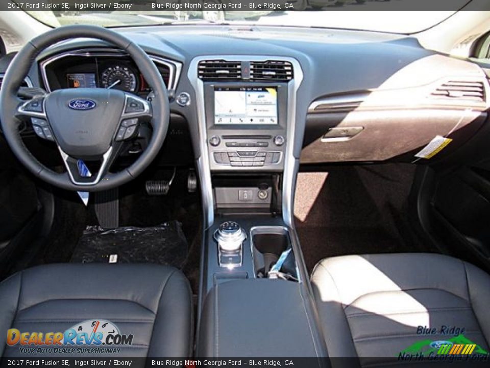 2017 Ford Fusion SE Ingot Silver / Ebony Photo #16
