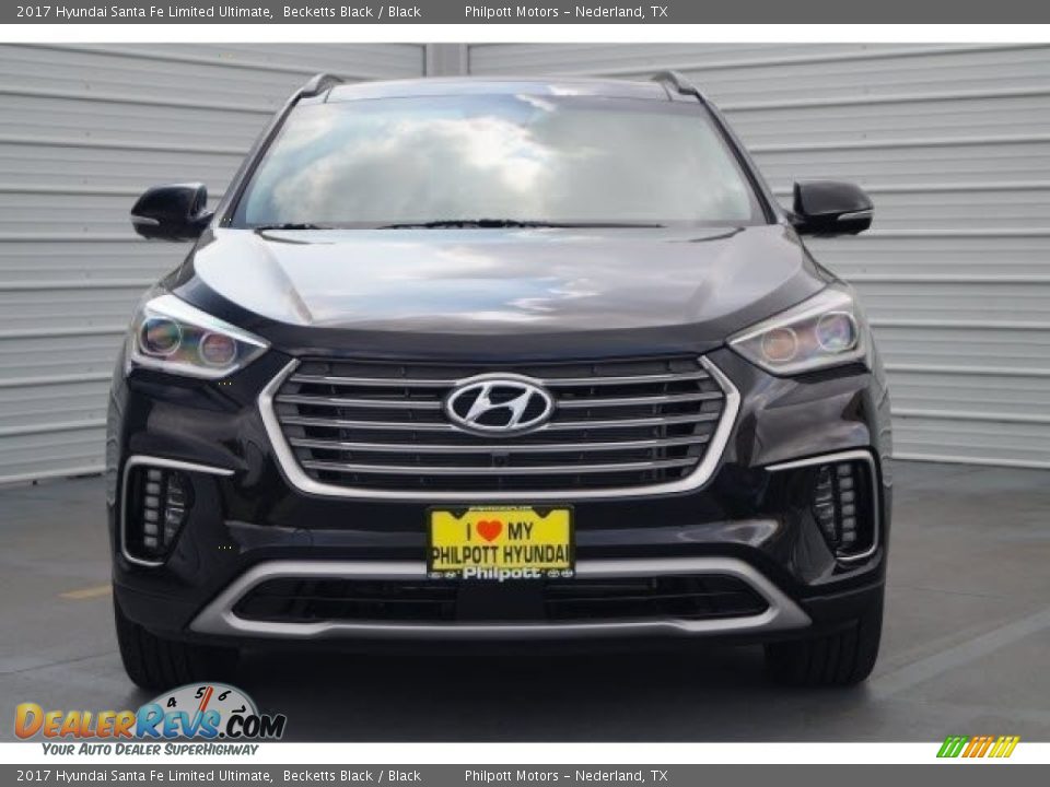 2017 Hyundai Santa Fe Limited Ultimate Becketts Black / Black Photo #1