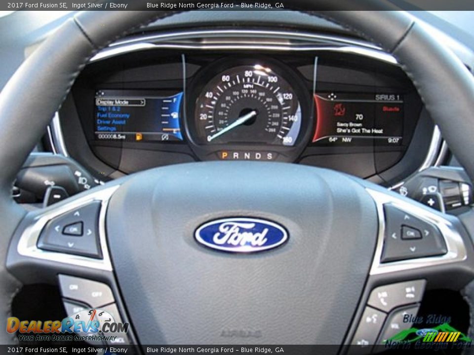 2017 Ford Fusion SE Ingot Silver / Ebony Photo #18