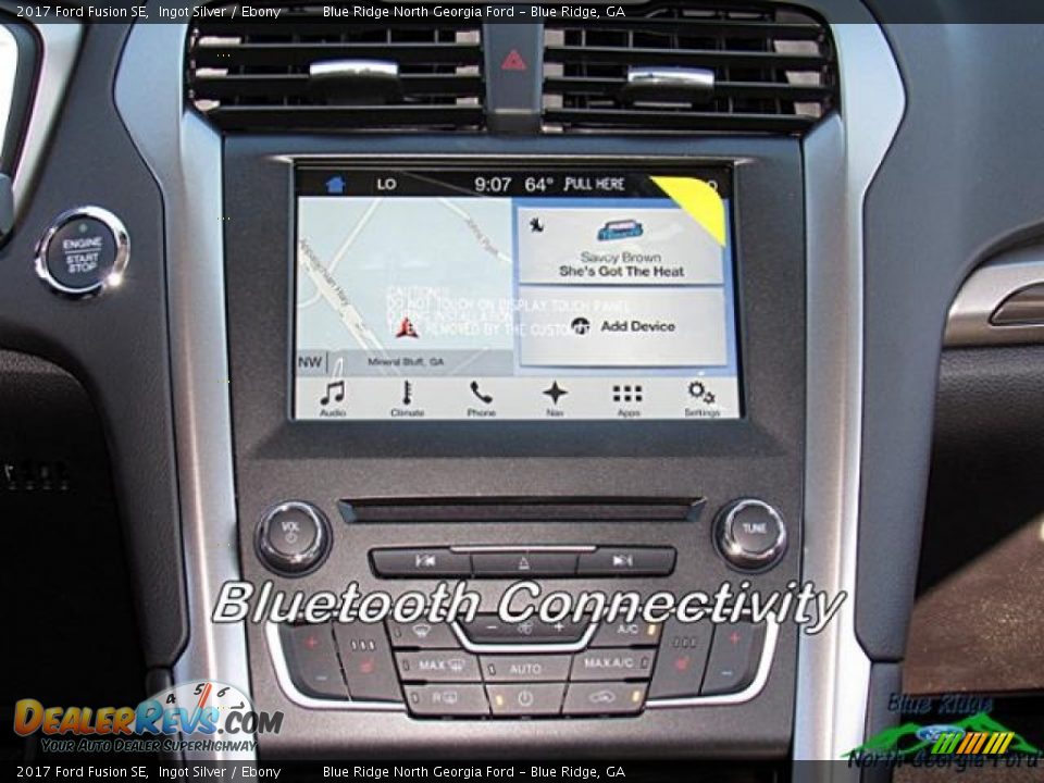2017 Ford Fusion SE Ingot Silver / Ebony Photo #19