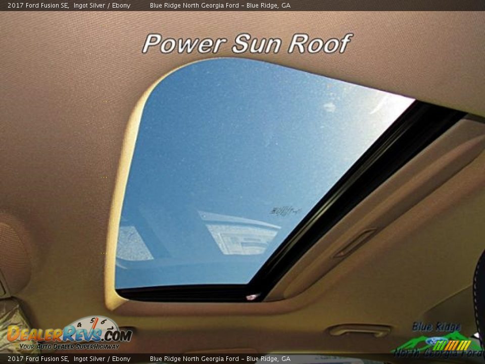 2017 Ford Fusion SE Ingot Silver / Ebony Photo #26