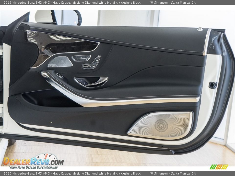 2016 Mercedes-Benz S 63 AMG 4Matic Coupe designo Diamond White Metallic / designo Black Photo #23