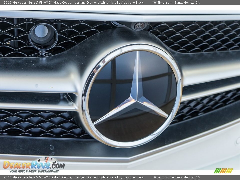 2016 Mercedes-Benz S 63 AMG 4Matic Coupe designo Diamond White Metallic / designo Black Photo #26