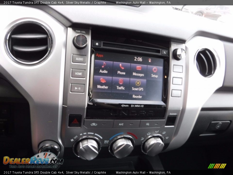 Controls of 2017 Toyota Tundra SR5 Double Cab 4x4 Photo #18