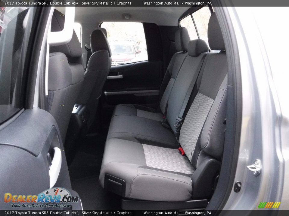 Rear Seat of 2017 Toyota Tundra SR5 Double Cab 4x4 Photo #25