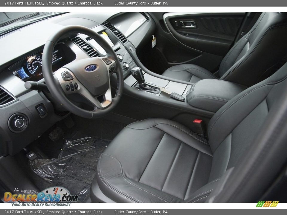 2017 Ford Taurus SEL Smoked Quartz / Charcoal Black Photo #6
