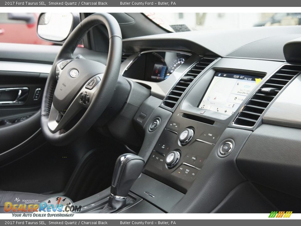 2017 Ford Taurus SEL Smoked Quartz / Charcoal Black Photo #9