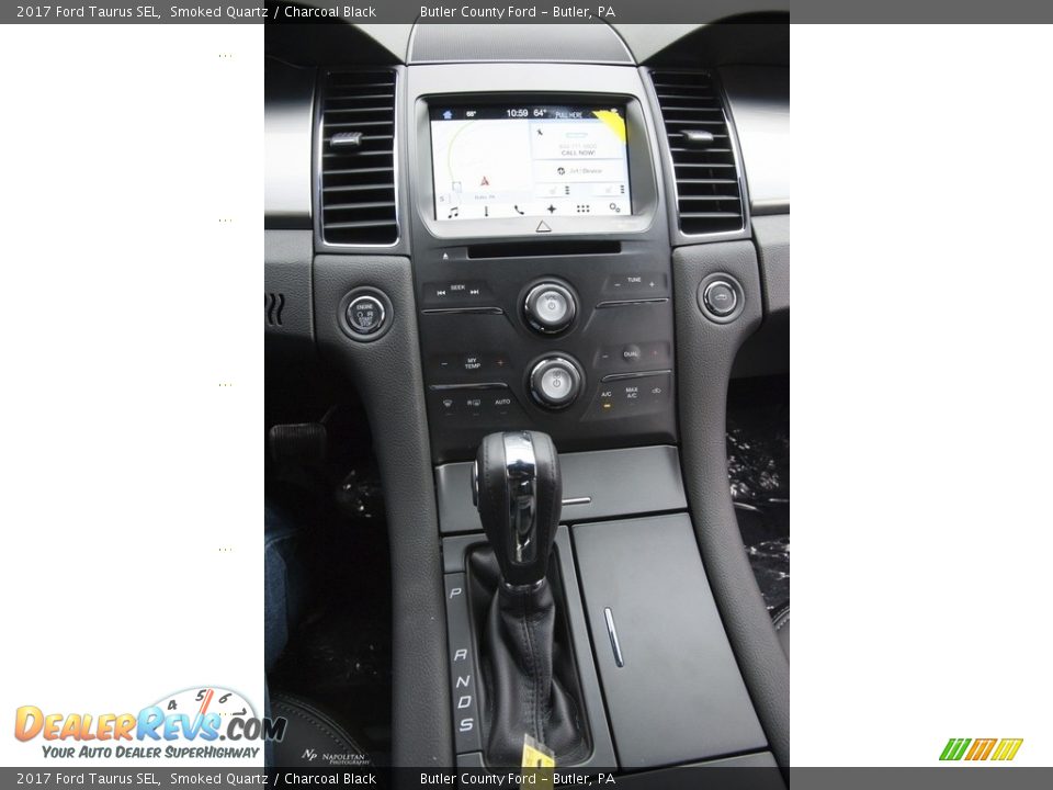 2017 Ford Taurus SEL Smoked Quartz / Charcoal Black Photo #11