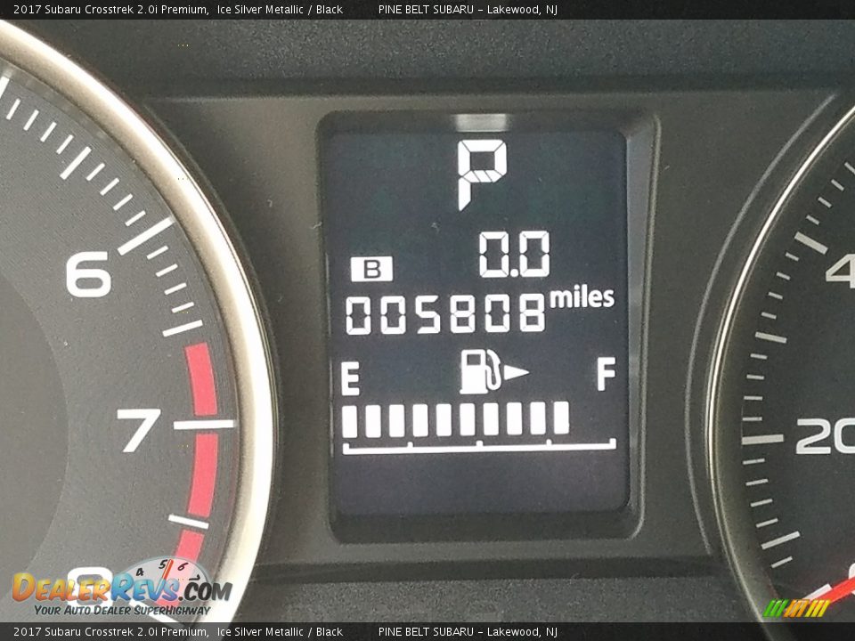 2017 Subaru Crosstrek 2.0i Premium Ice Silver Metallic / Black Photo #21