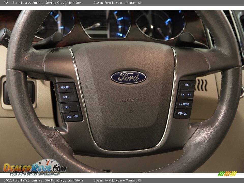 2011 Ford Taurus Limited Sterling Grey / Light Stone Photo #7