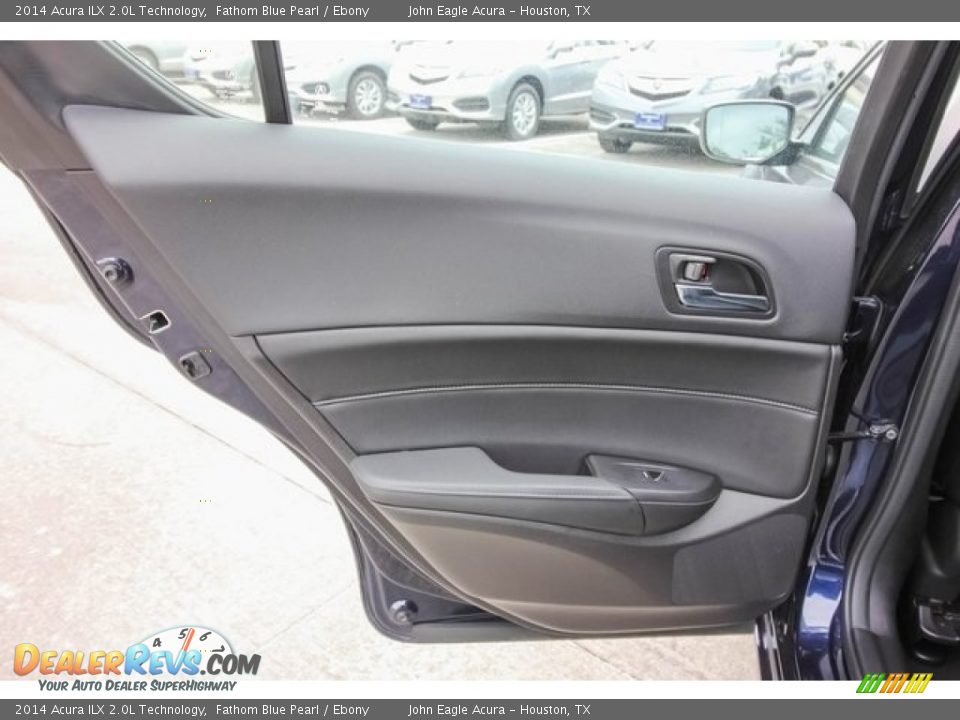 2014 Acura ILX 2.0L Technology Fathom Blue Pearl / Ebony Photo #19