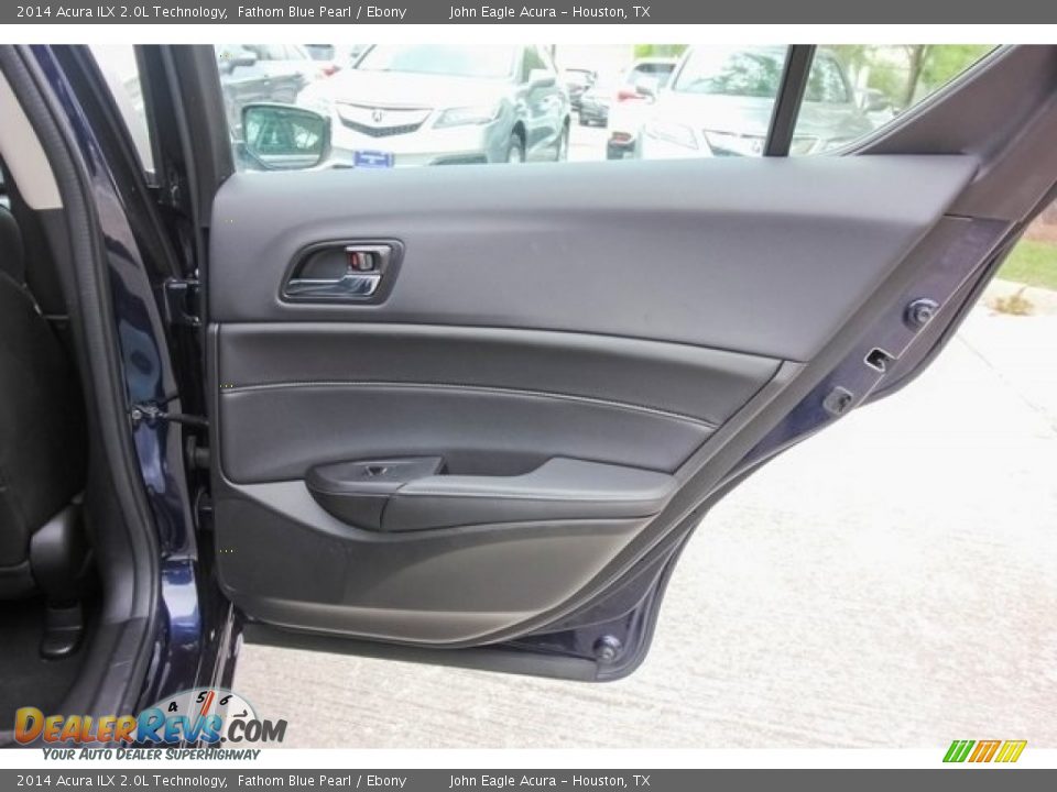 2014 Acura ILX 2.0L Technology Fathom Blue Pearl / Ebony Photo #22