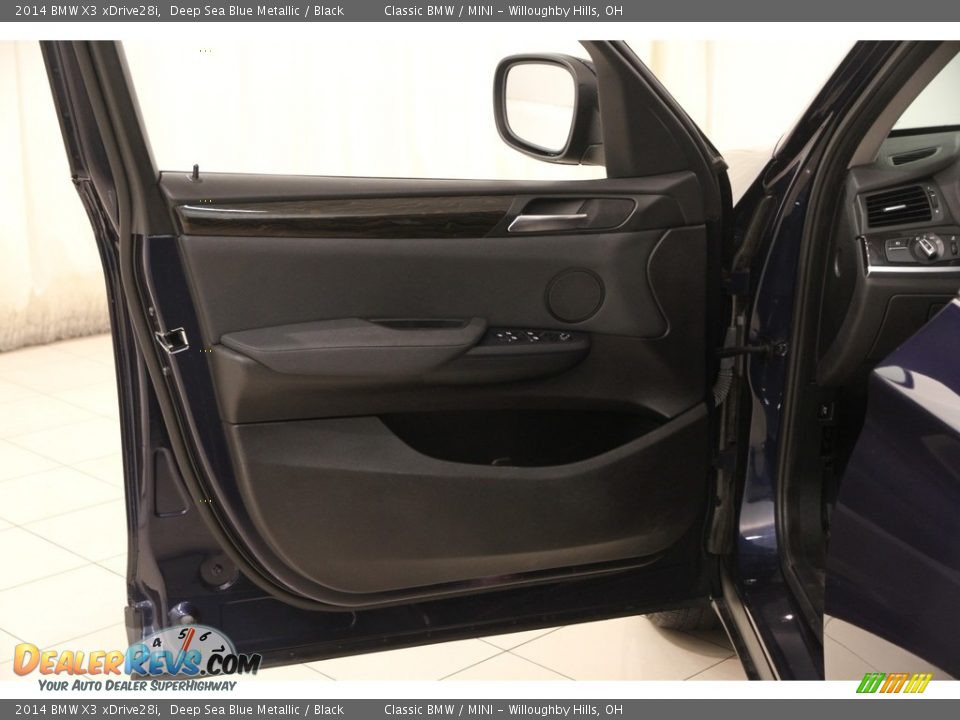 2014 BMW X3 xDrive28i Deep Sea Blue Metallic / Black Photo #4