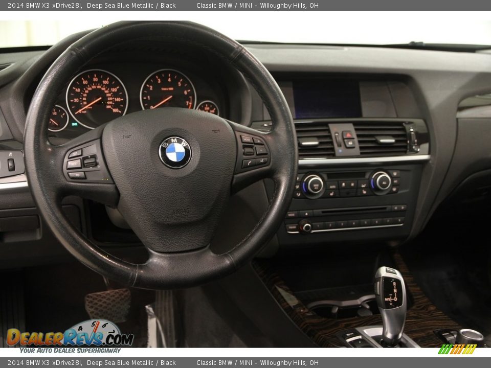 2014 BMW X3 xDrive28i Deep Sea Blue Metallic / Black Photo #6