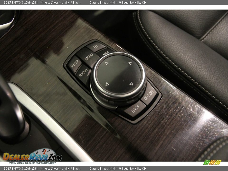 2015 BMW X3 xDrive28i Mineral Silver Metallic / Black Photo #14