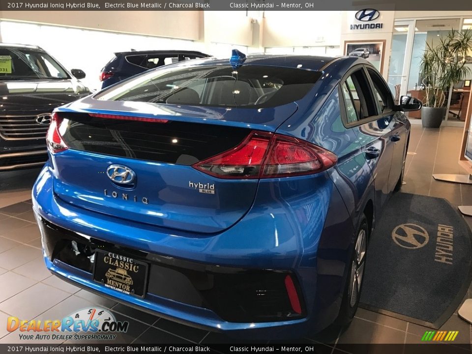 2017 Hyundai Ioniq Hybrid Blue Electric Blue Metallic / Charcoal Black Photo #2
