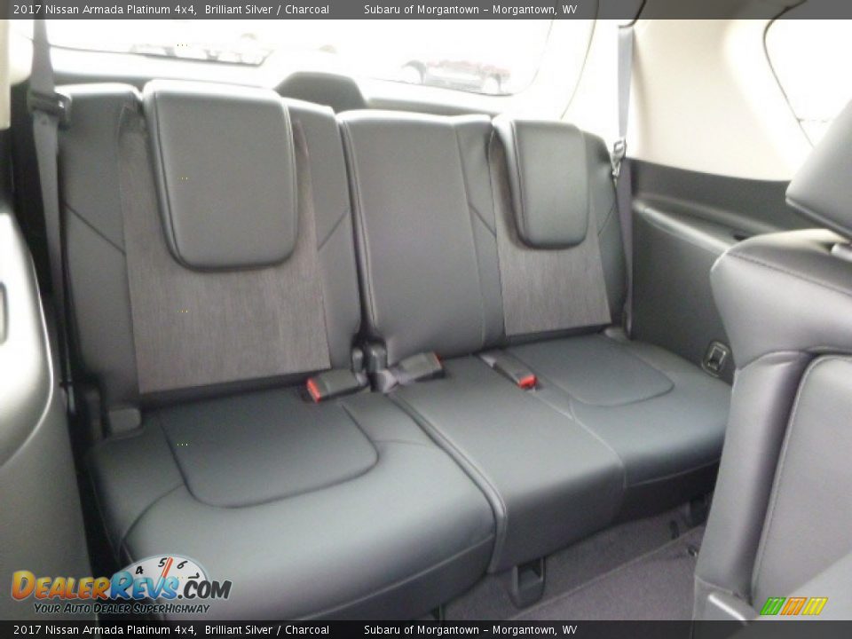 Rear Seat of 2017 Nissan Armada Platinum 4x4 Photo #8