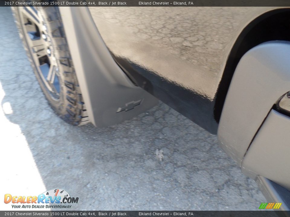 2017 Chevrolet Silverado 1500 LT Double Cab 4x4 Black / Jet Black Photo #11