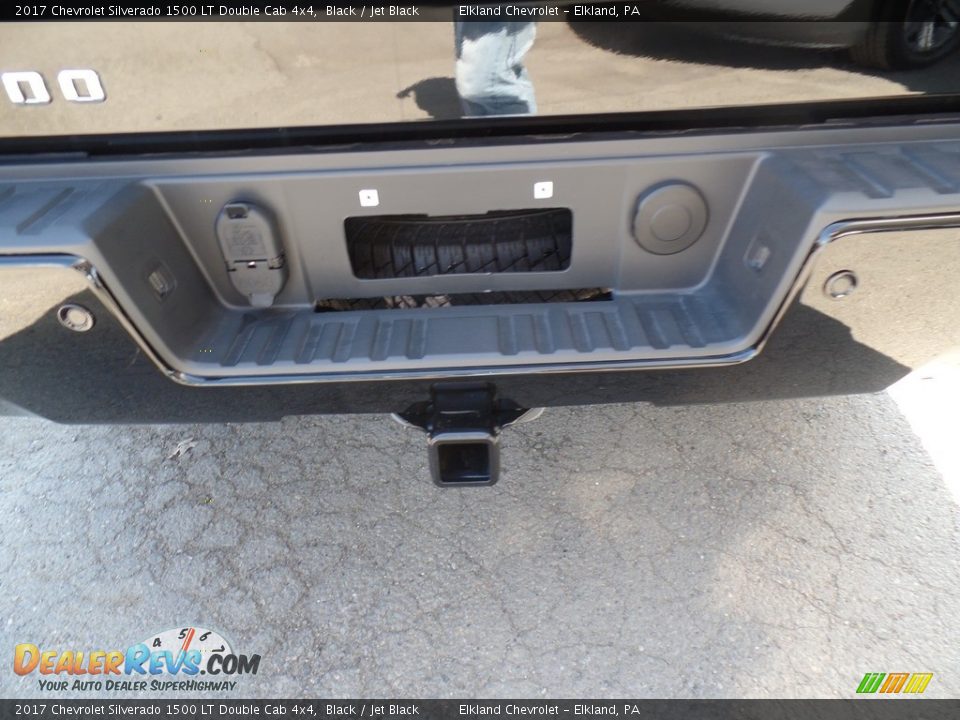 2017 Chevrolet Silverado 1500 LT Double Cab 4x4 Black / Jet Black Photo #12