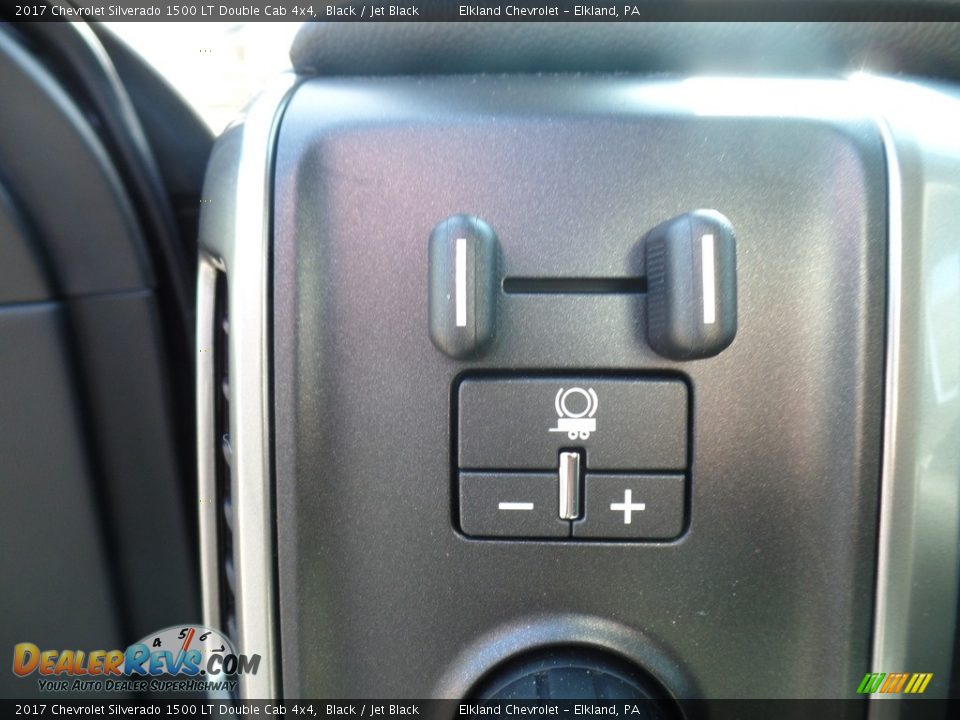 2017 Chevrolet Silverado 1500 LT Double Cab 4x4 Black / Jet Black Photo #27