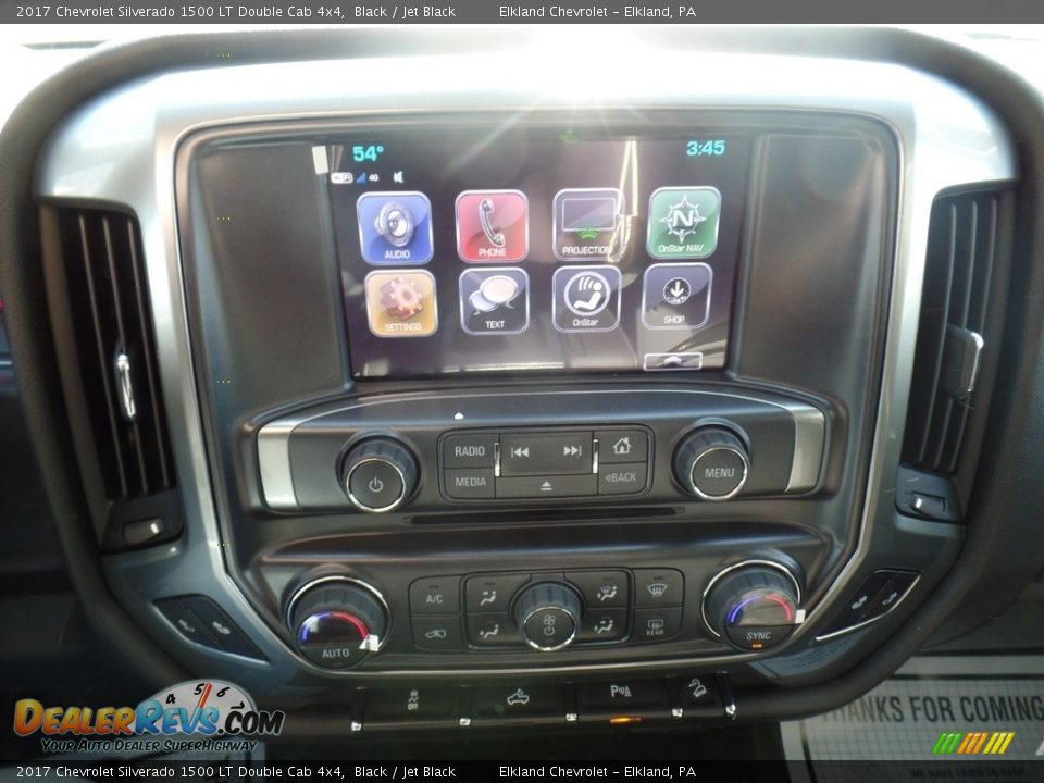 2017 Chevrolet Silverado 1500 LT Double Cab 4x4 Black / Jet Black Photo #30