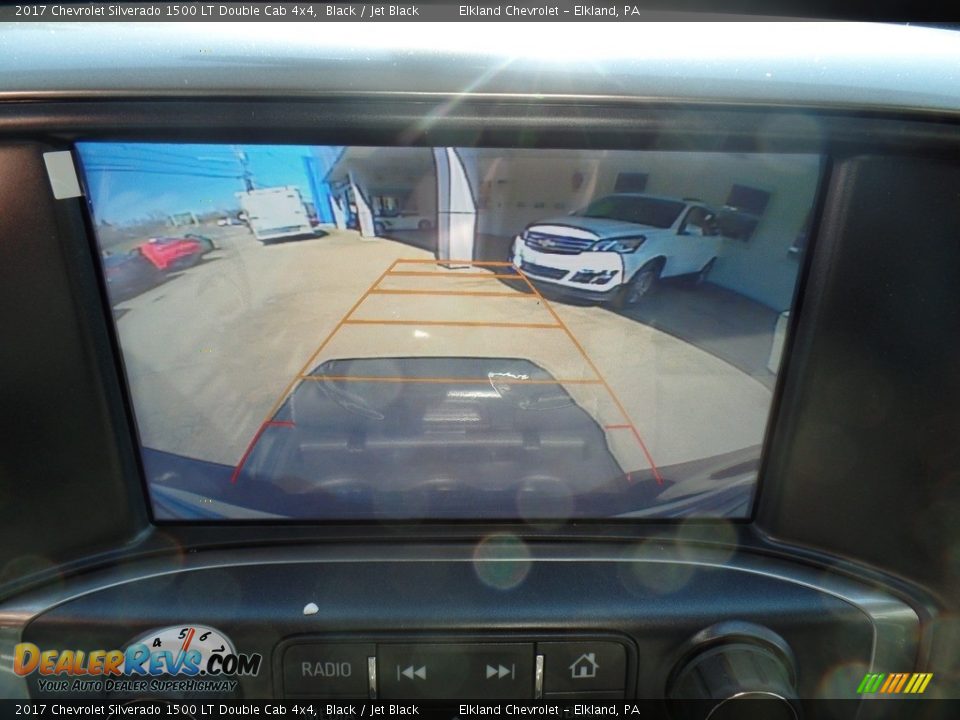2017 Chevrolet Silverado 1500 LT Double Cab 4x4 Black / Jet Black Photo #33