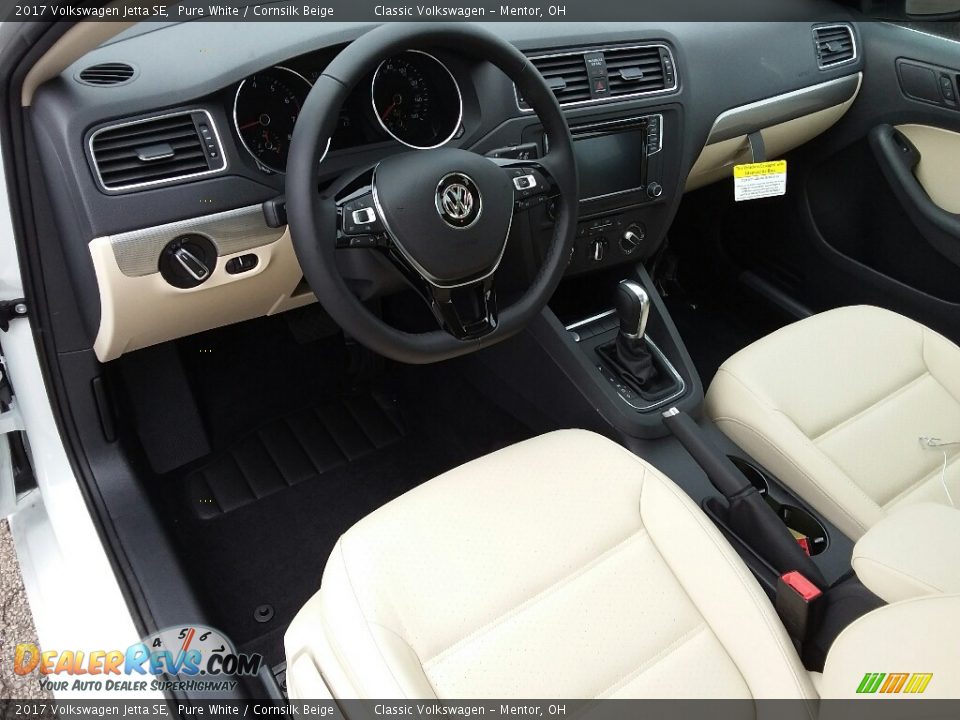 Cornsilk Beige Interior - 2017 Volkswagen Jetta SE Photo #5