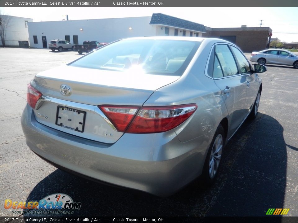 2017 Toyota Camry LE Celestial Silver Metallic / Ash Photo #2