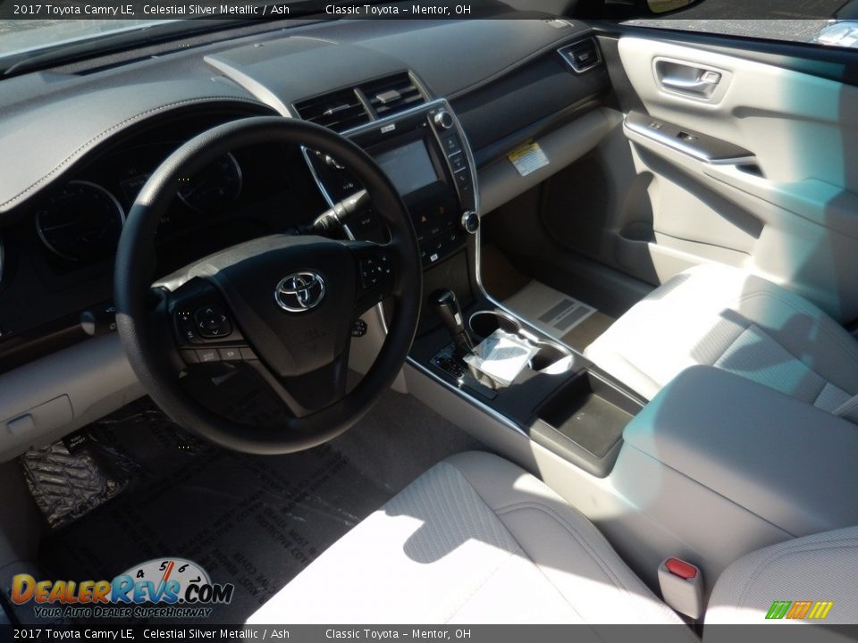 2017 Toyota Camry LE Celestial Silver Metallic / Ash Photo #3