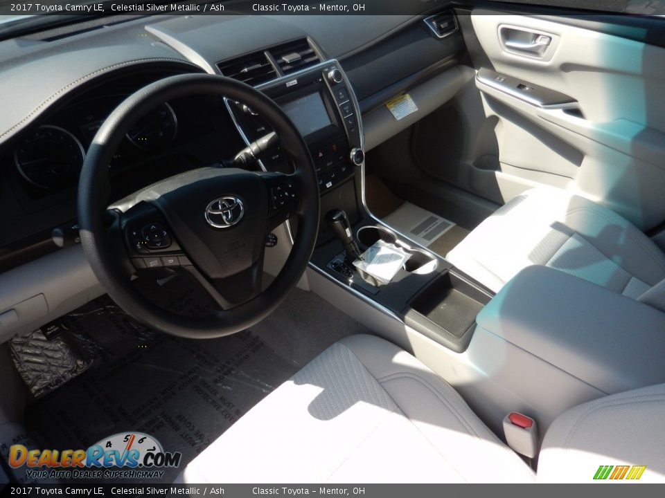 2017 Toyota Camry LE Celestial Silver Metallic / Ash Photo #4